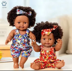  African Blacki Girl Doll With Dress