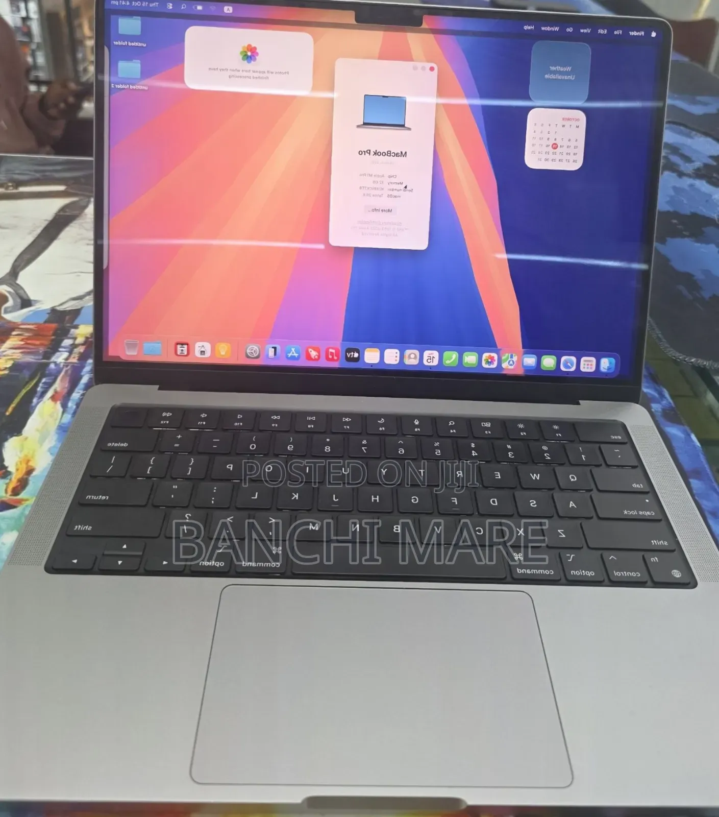 New Laptop Apple MacBook Pro 2021 M1 32GB Apple M1 Pro SSD 1T