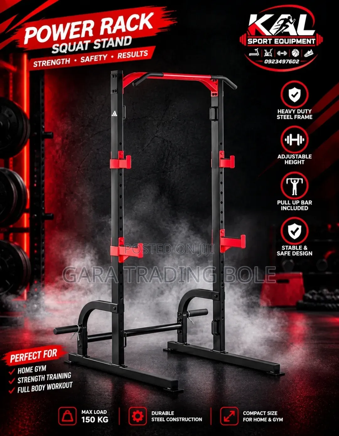 ፕሮፌሽናል የጂም ዕቃ – Power Rack