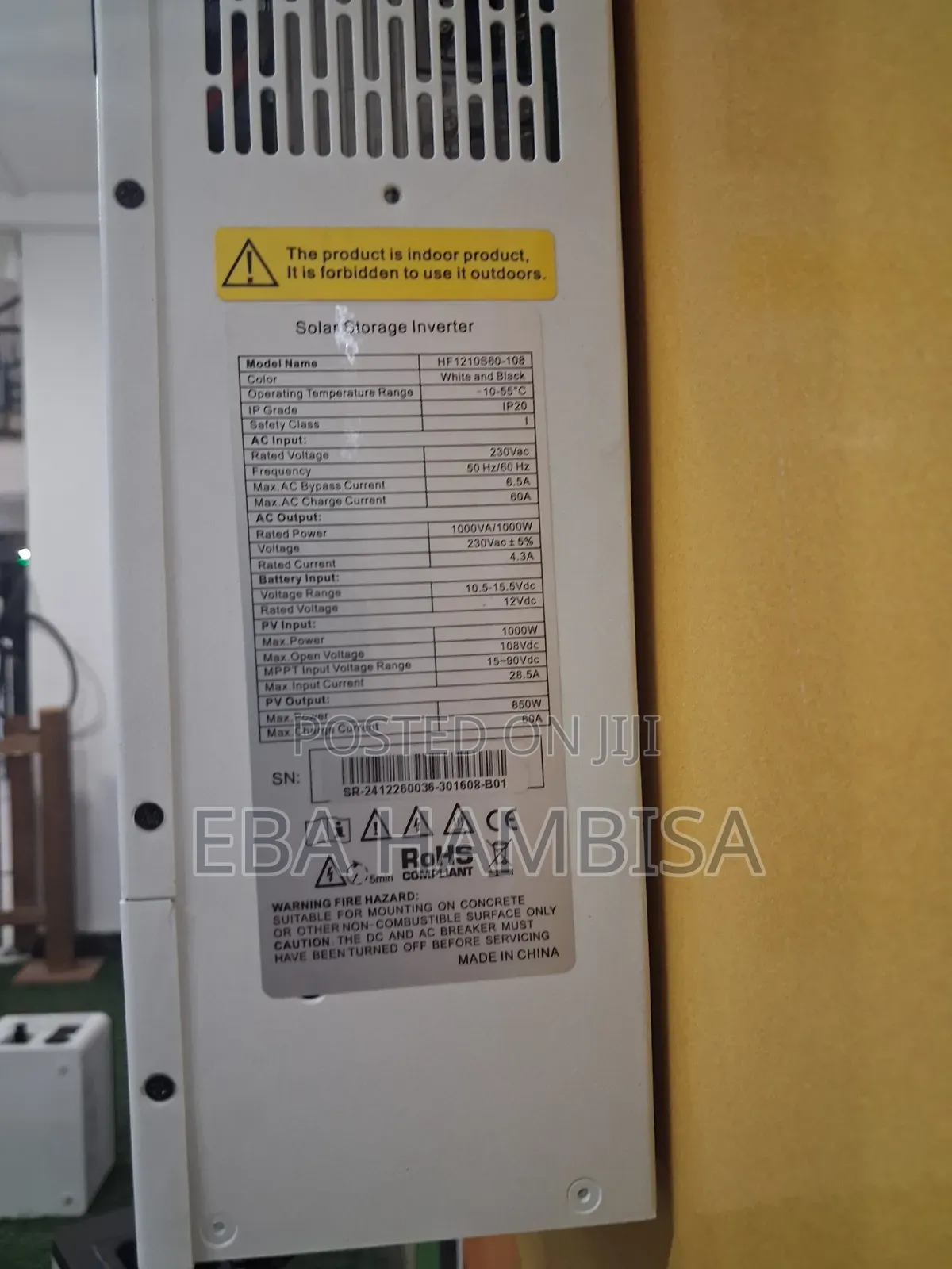 1kw Solar Hybrid System