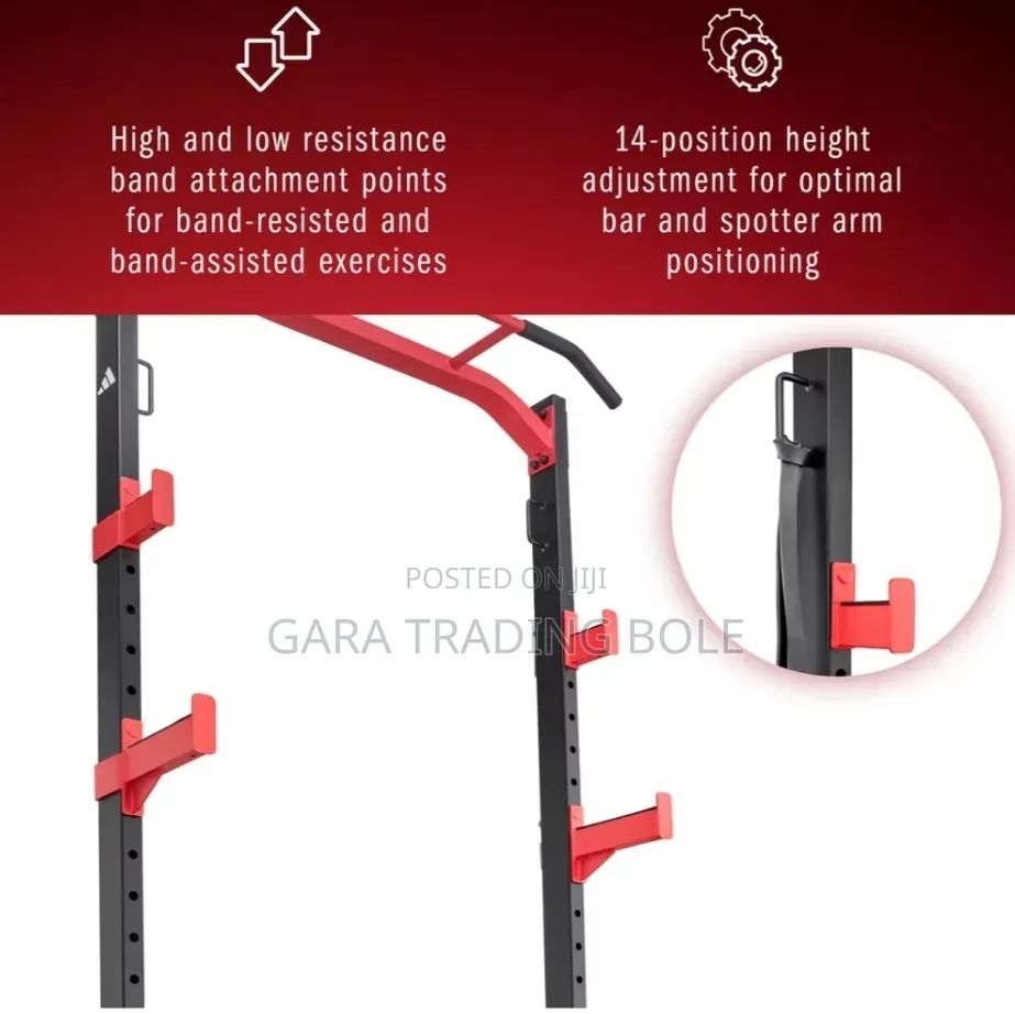 ጠንካራ የክብደት ማንሻ ራክ (Squat Rack