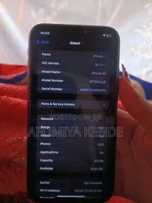 Apple iPhone XR 64 GB Black