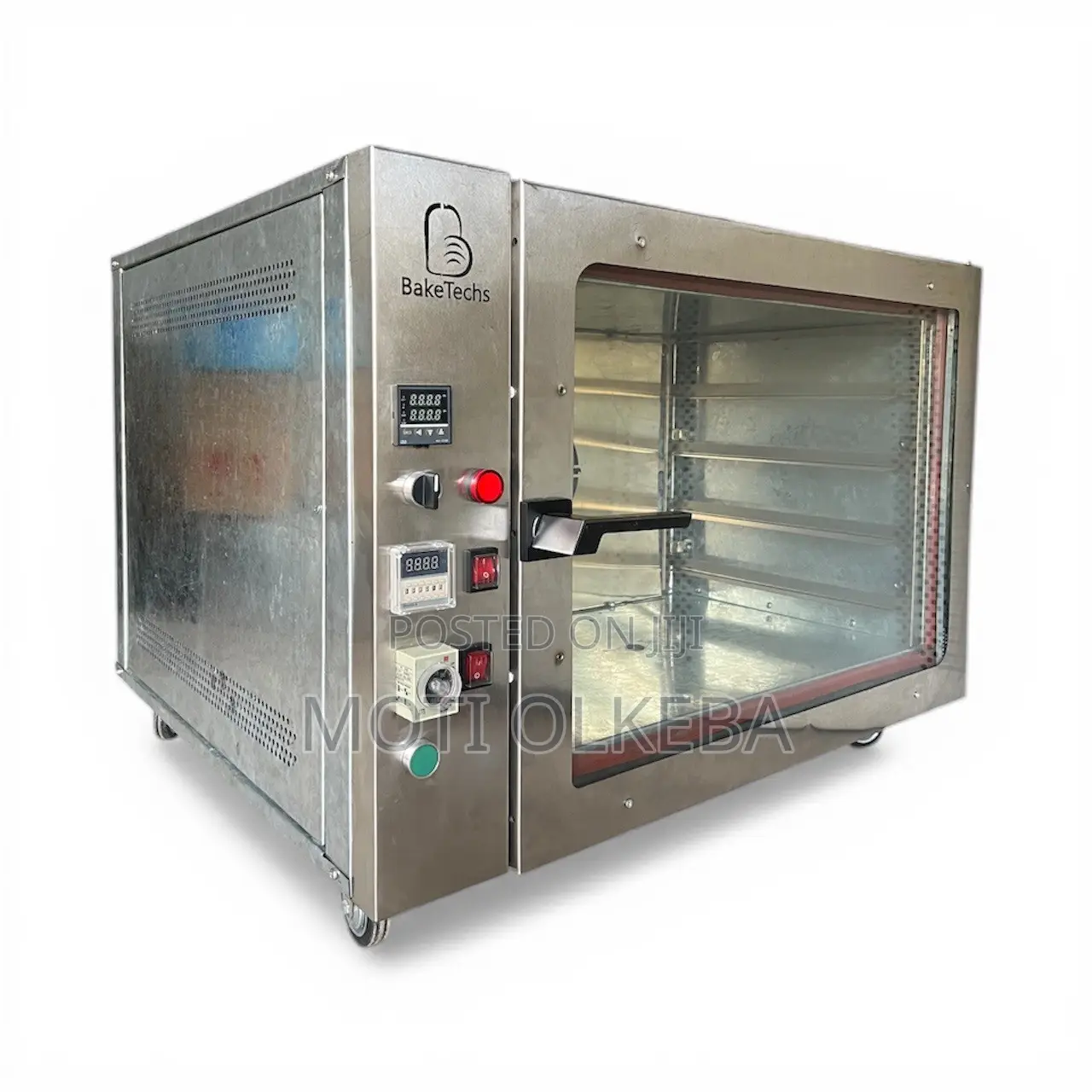 የዳቦ ማሽን የዳቦ ቤት ማሽን መጋገሪያ ማኮፈሻ Convection Oven 4 Tray ባለ አራት ፓትራ መጋገሪያ