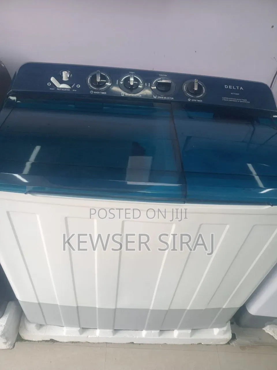 Delta 20kg Washing Machine Manual System
