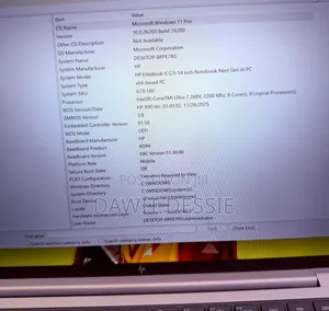 New Laptop HP 32GB Intel Core Ultra 7 SSD 1T