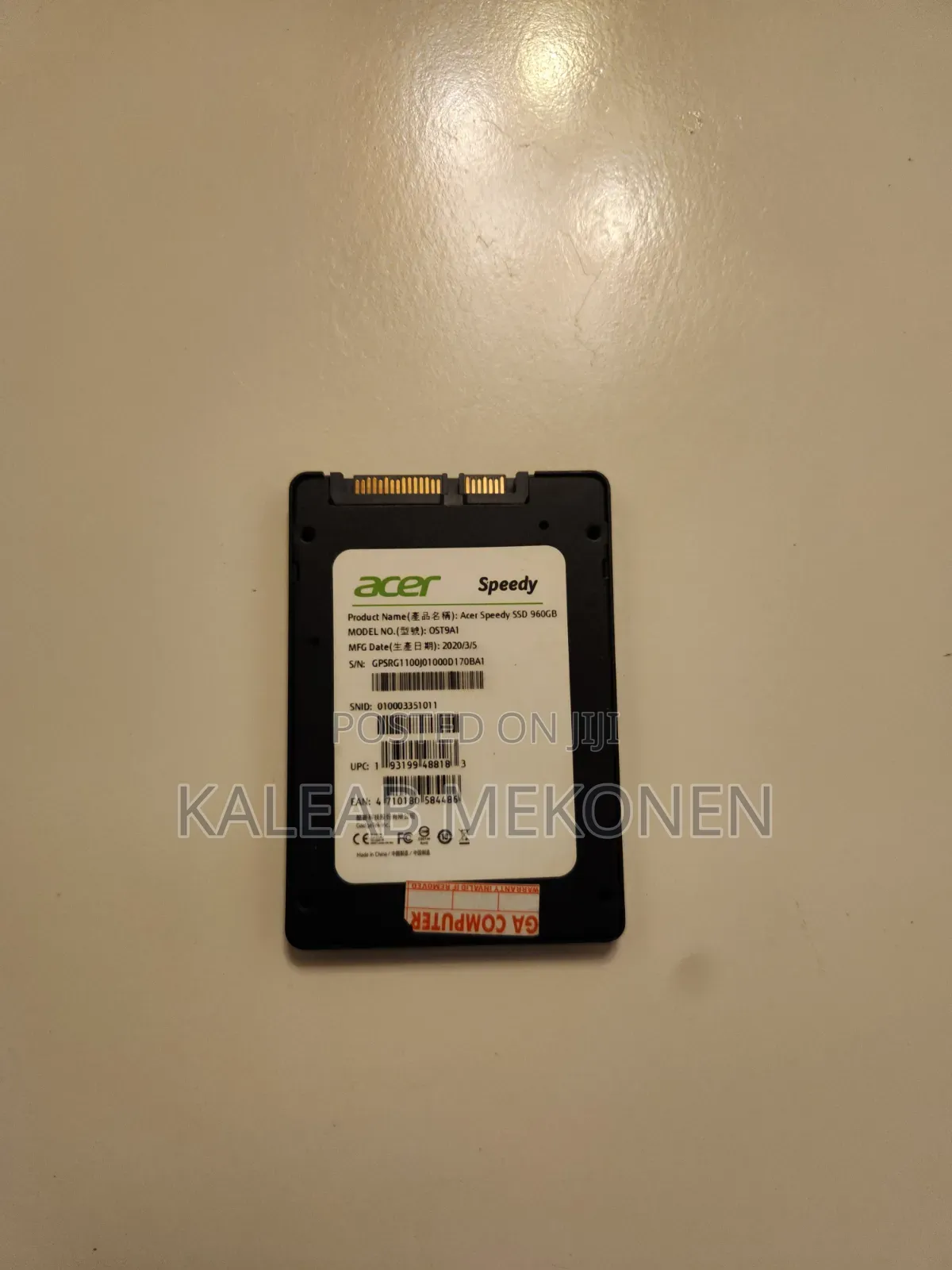 960GB Acer Speedy SATA 2.5" SSD for Laptops / Desktops