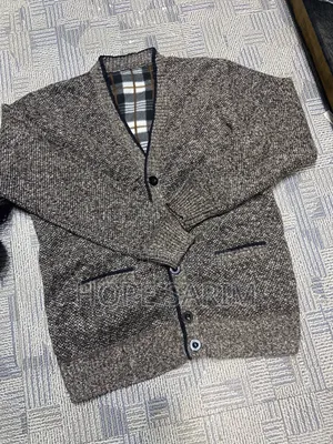 Premium Men's Fleece-Lined Winter Knit Cardigan