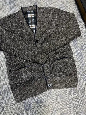 Premium Men's Fleece-Lined Winter Knit Cardigan