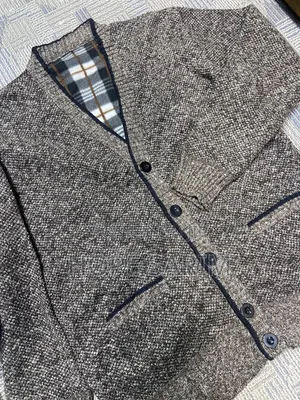 Premium Men's Fleece-Lined Winter Knit Cardigan