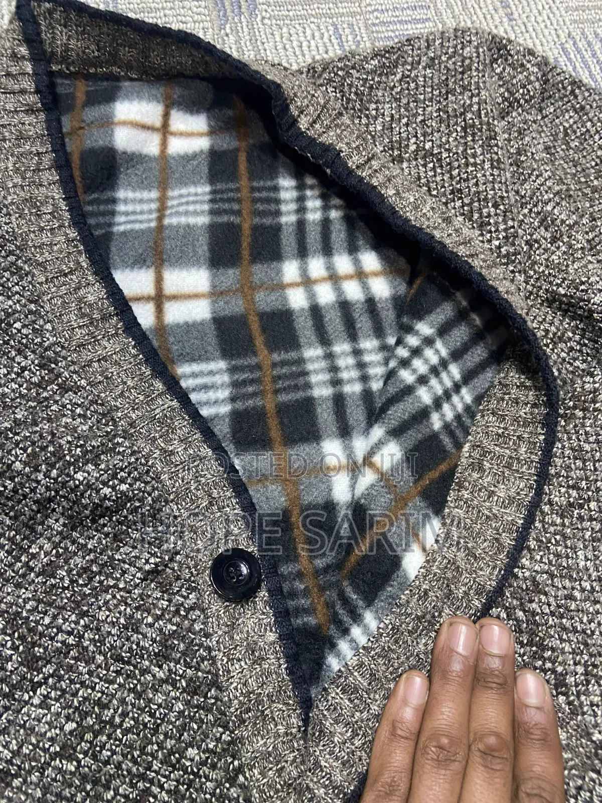 Premium Men's Fleece-Lined Winter Knit Cardigan