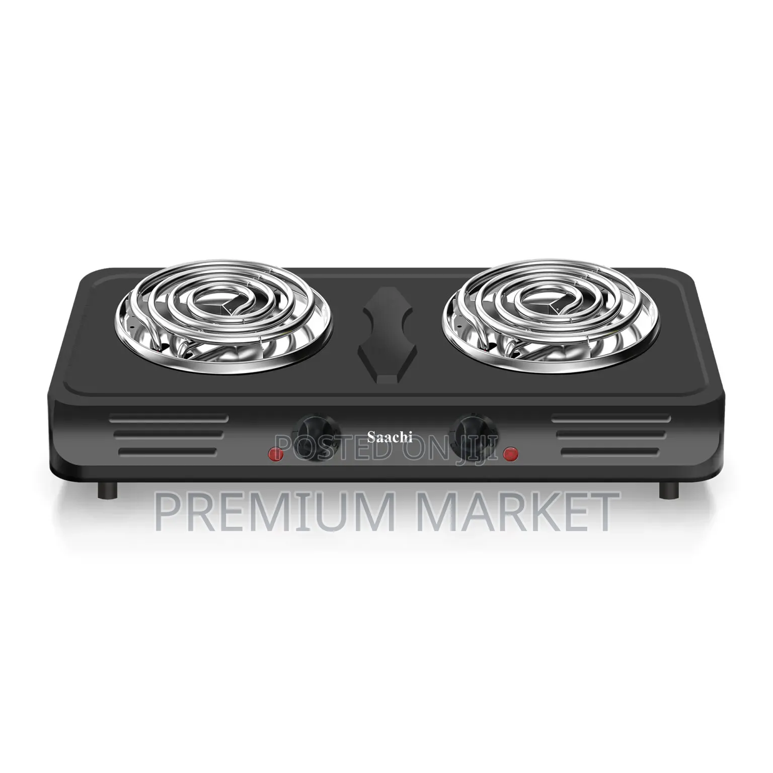 Saachi Electric Stove Double Hot Plate ሳቺ ባለ ሁለት ምድጃ ስቶቭ