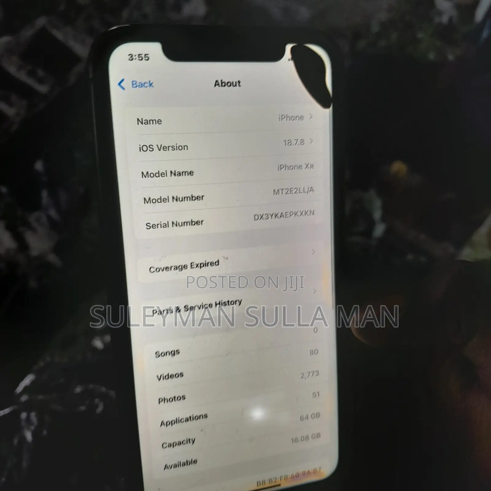 Apple iPhone XR 64 GB Black