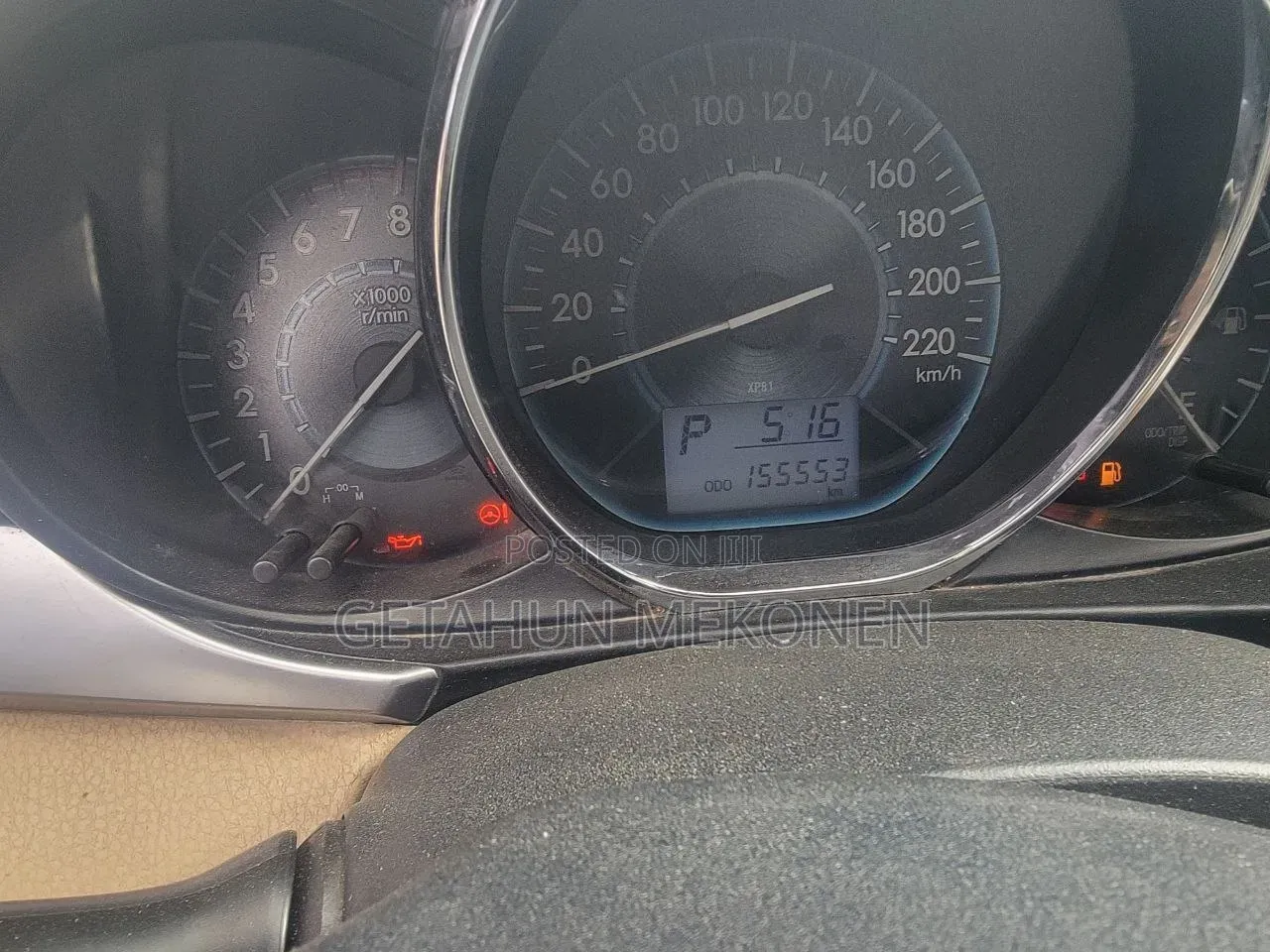 Toyota Yaris 2015 Gray