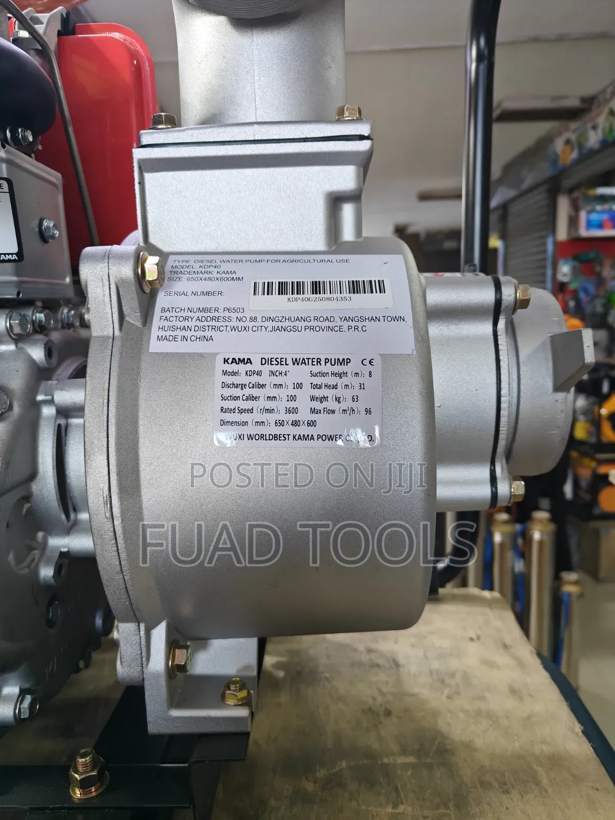 Kama Water Pump 4"