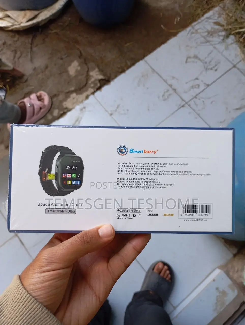 Smartbarry C92 Max Ultra Smartwatch 6GB+64GB|SIM|Dual Camera