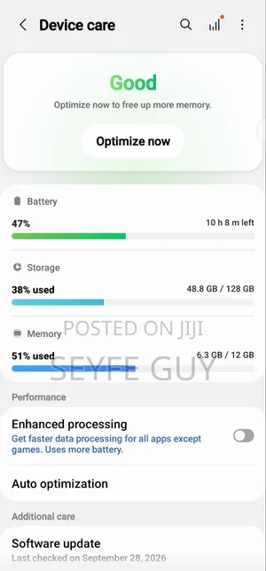 Samsung Galaxy S20 Ultra 5G 128 GB Black