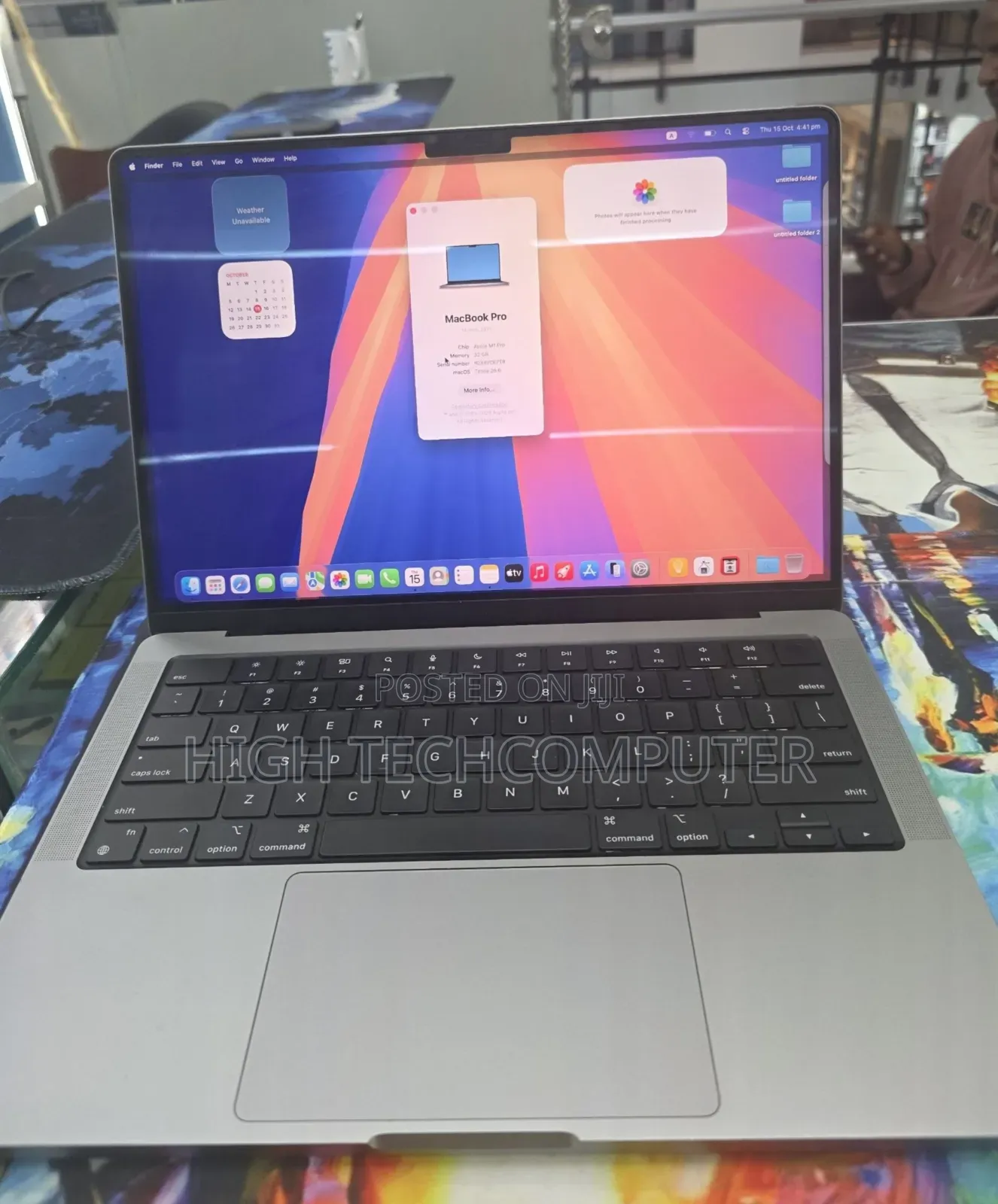 New Laptop Apple MacBook Pro 2021 M1 32GB Apple M1 Pro SSD 1T
