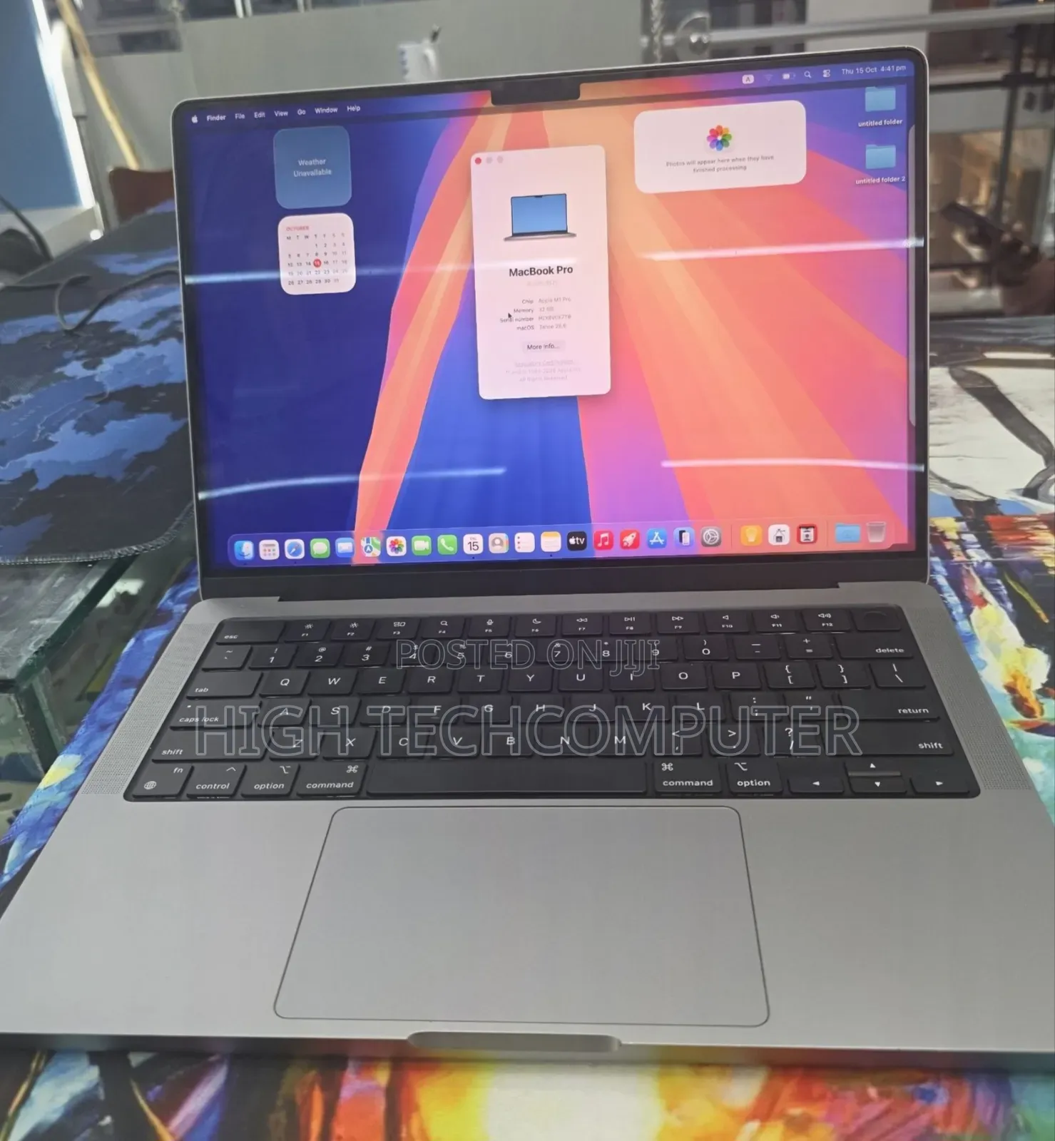 New Laptop Apple MacBook Pro 2021 M1 32GB Apple M1 Pro SSD 1T
