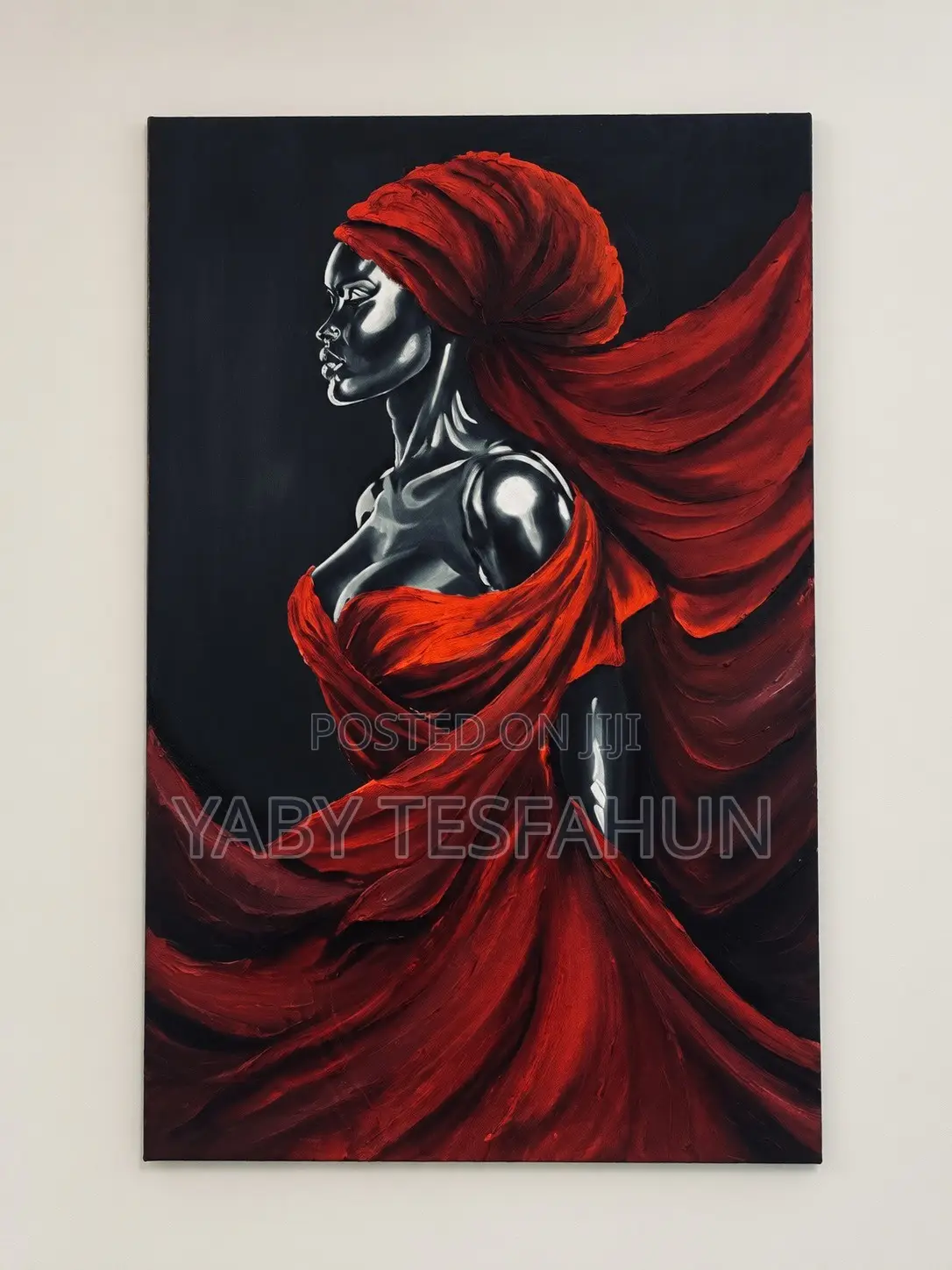 Texturized Canvas Painting