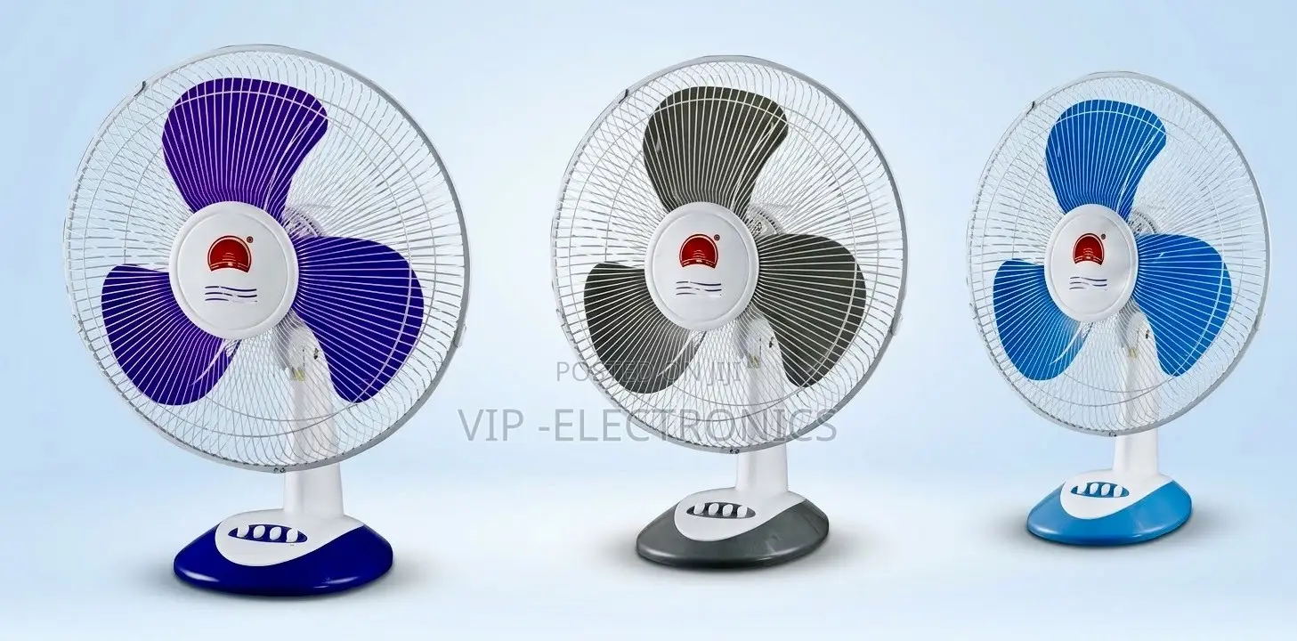 Changli Crown Table Fan 16-Inch– 3-Speed Control, 90° Quiet Motor
