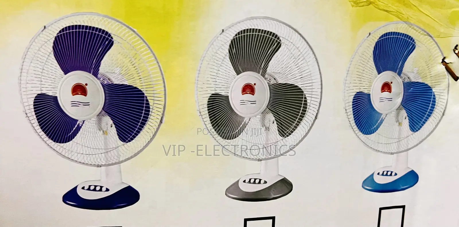 Changli Crown Table Fan 16-Inch– 3-Speed Control, 90° Quiet Motor