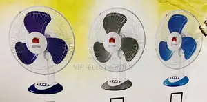 Changli Crown Table Fan 16-Inch– 3-Speed Control, 90° Quiet Motor