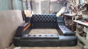 Super King Size Bed Fully Leather Design