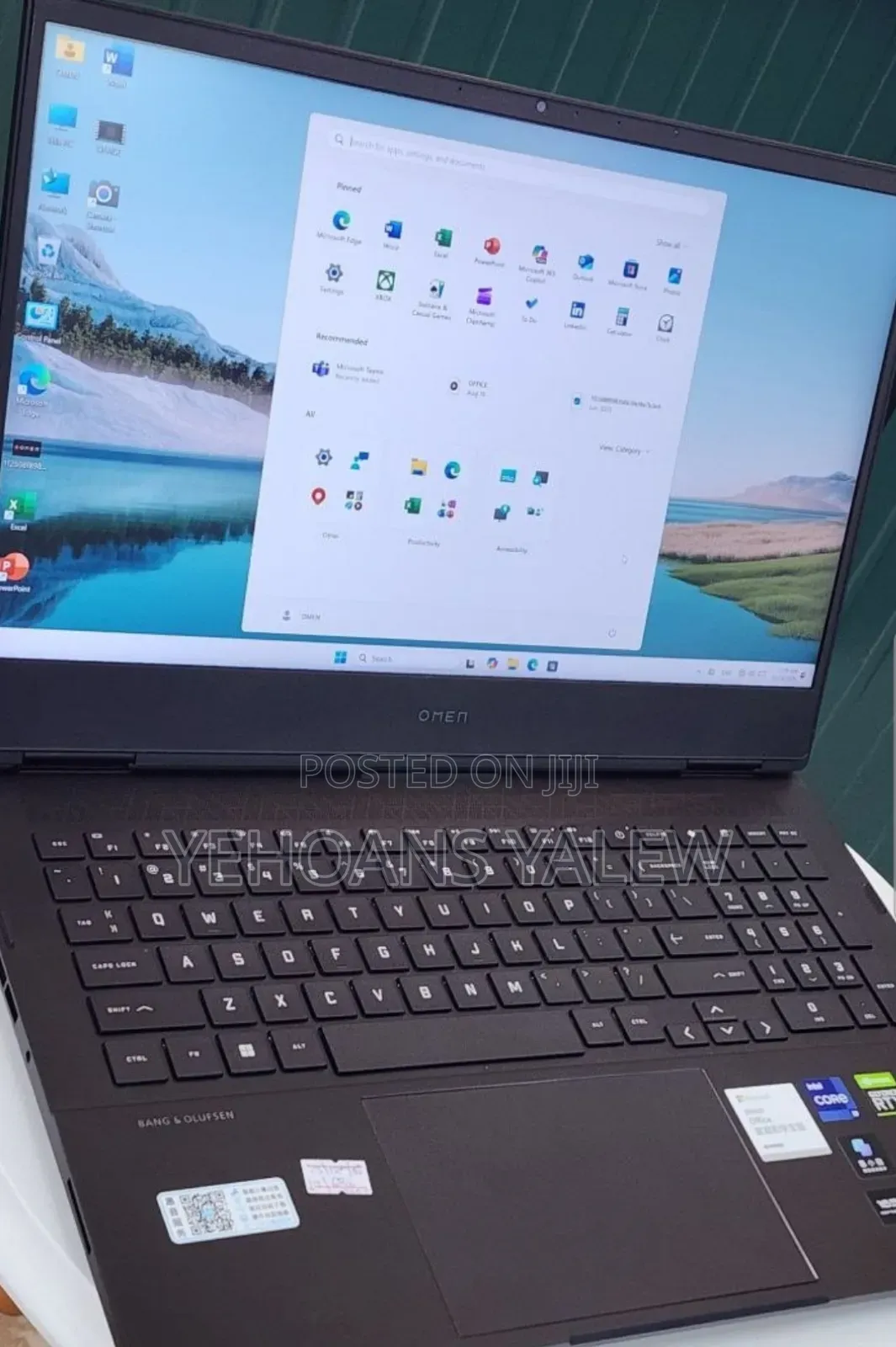 New Laptop HP Omen 16 16GB Intel Core i9 SSD 512GB