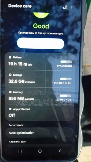 Samsung Galaxy A07 64 GB Black