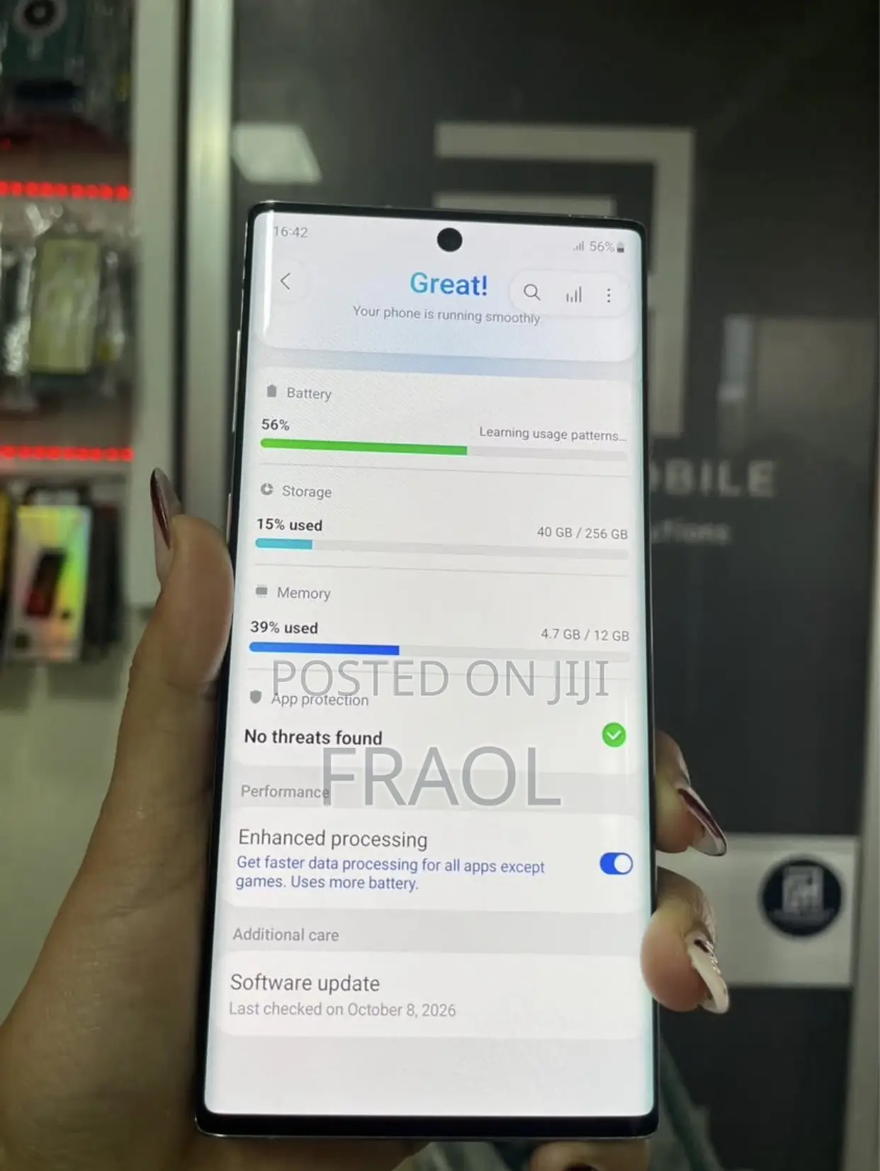 New Samsung Galaxy Note 10 5G 256 GB Silver