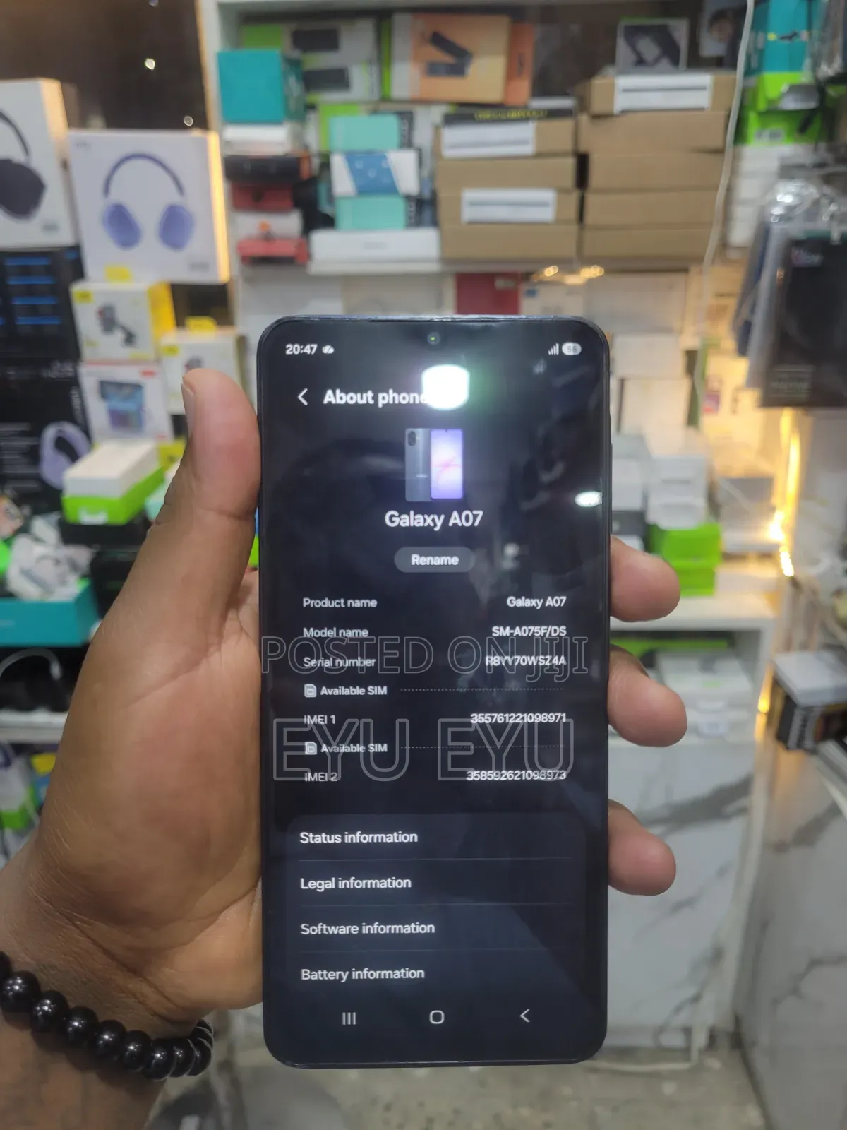 New Samsung Galaxy A07 128 GB Black