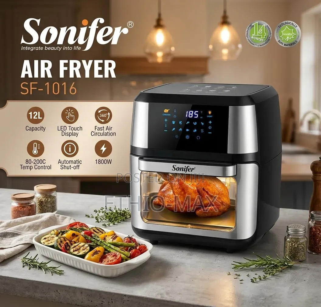 Sonifer Air Fryer 12 Liters – Original Product | New Arrival!