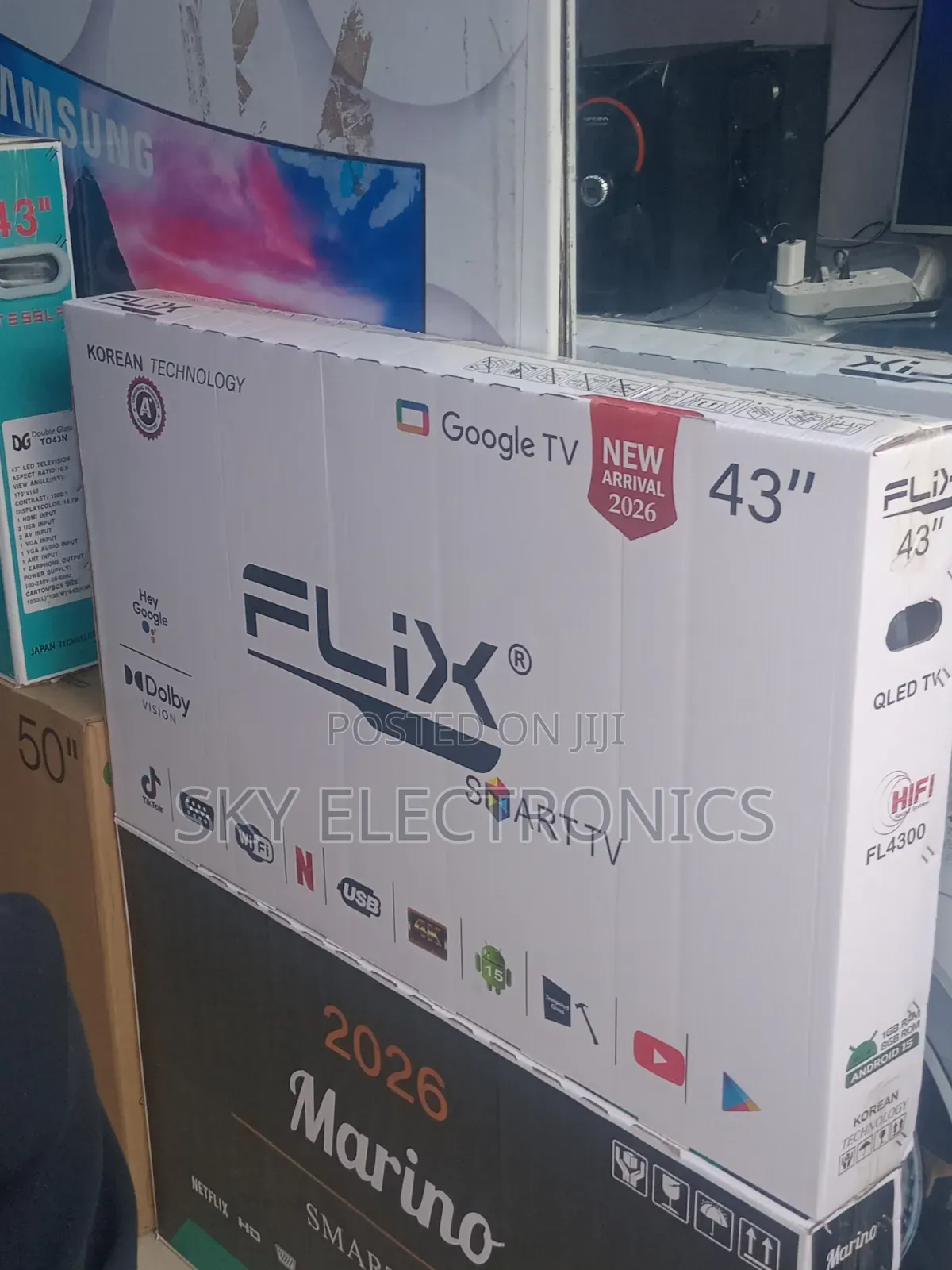 Flix TV 43inch 4k Smart Android TV