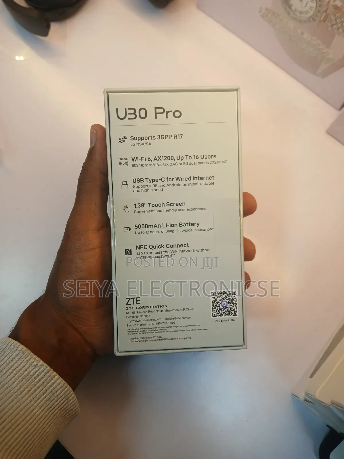 ZTE U30 Pro 5G Mobile WiFi Router:("ZTE 5G WiFi")
