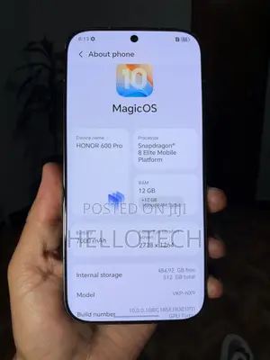 New Honor 600 Pro 512 GB Black