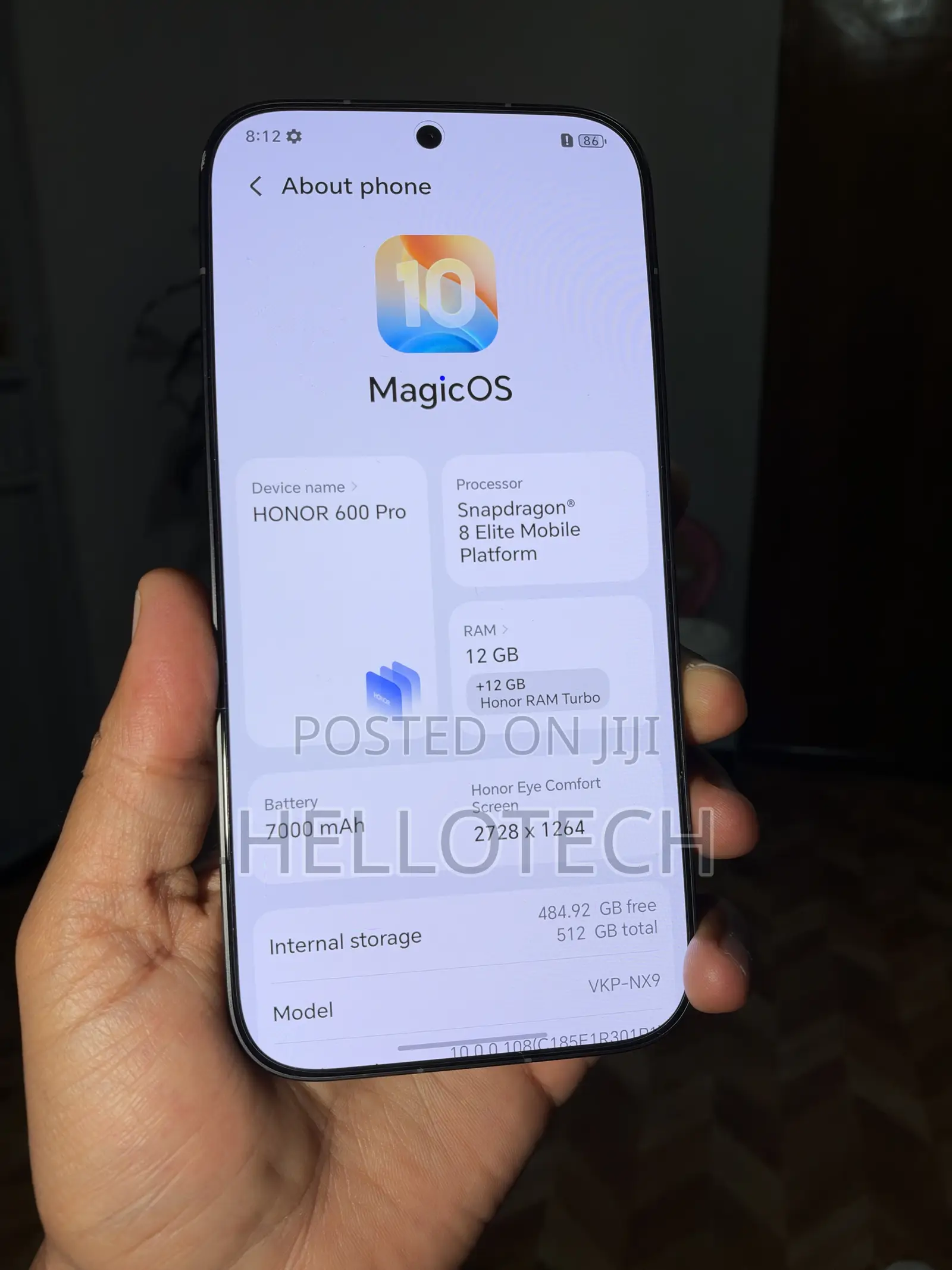 New Honor 600 Pro 512 GB Black