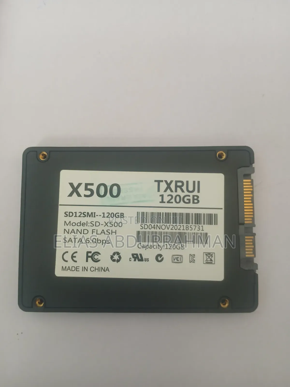120GB Sata SSD for Laptop