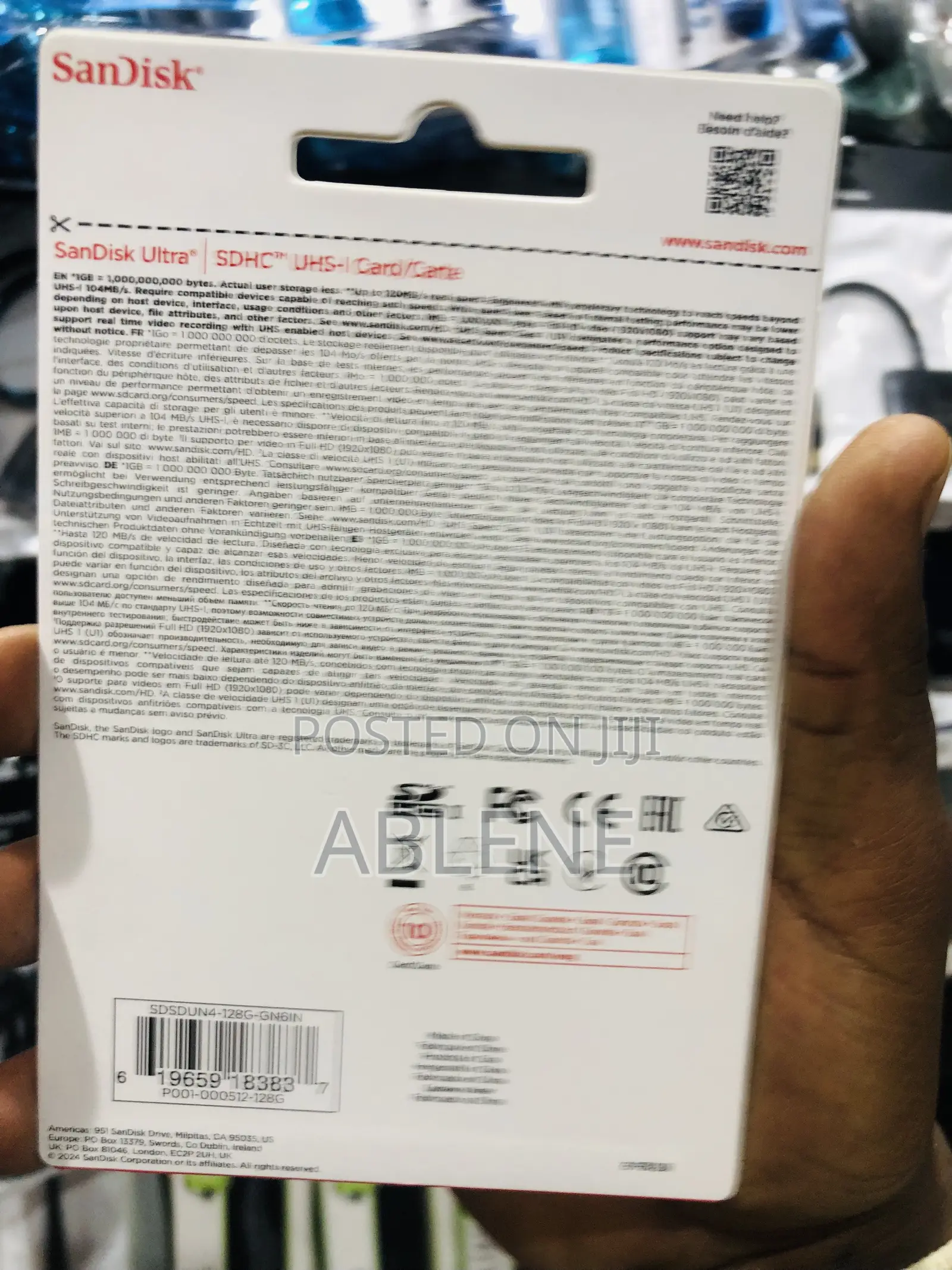128gb Camera Memory Card Original Ultra SanDisk