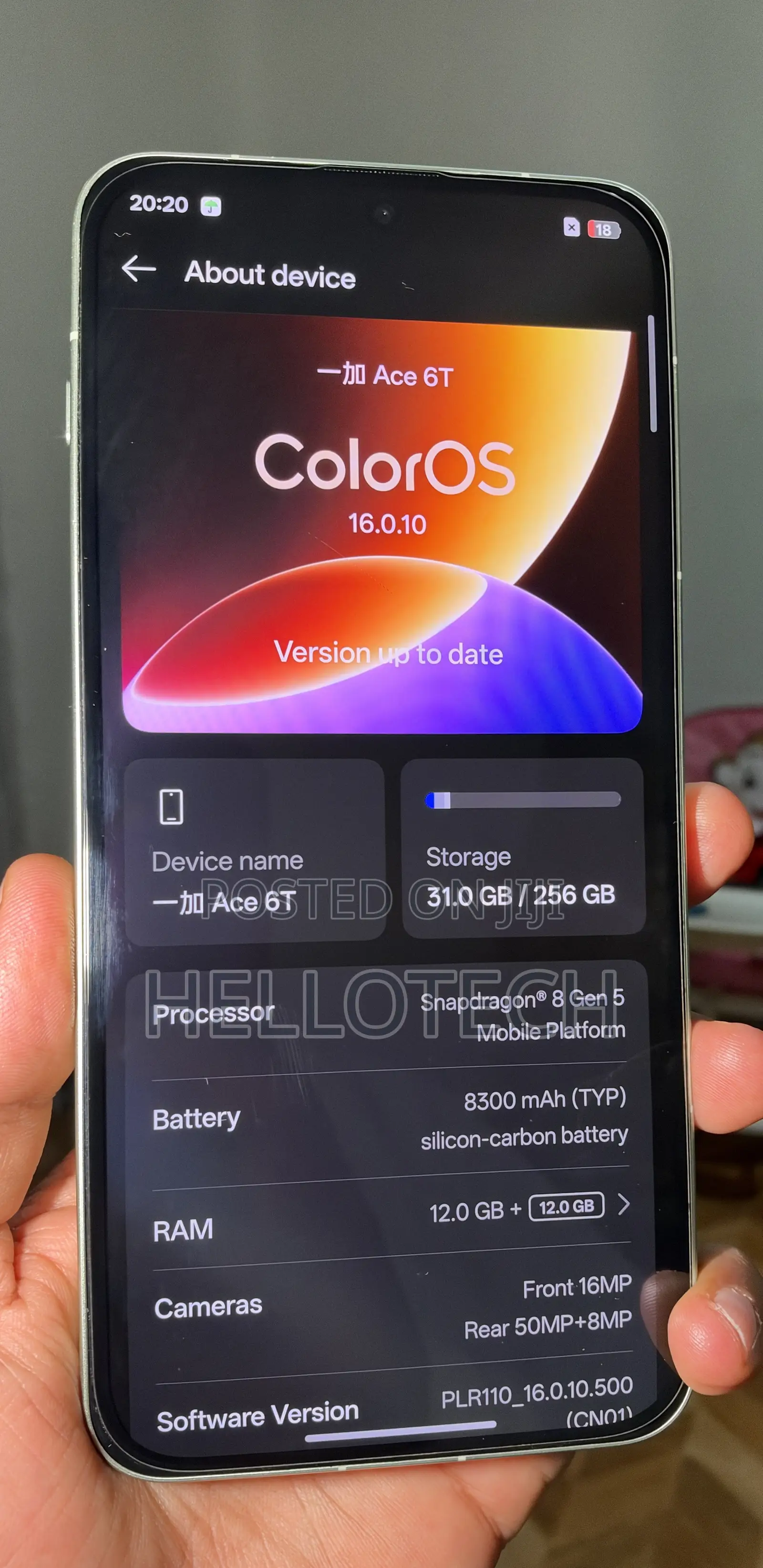 New OnePlus Ace Pro 256 GB