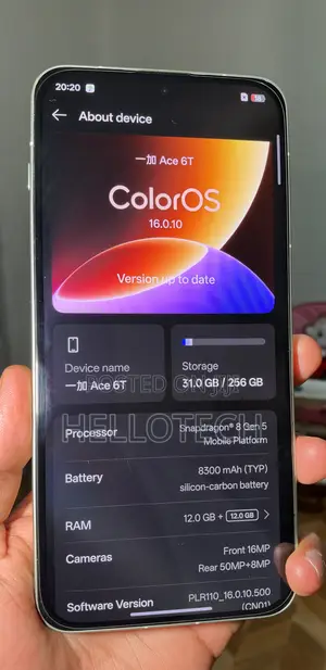 New OnePlus Ace Pro 256 GB