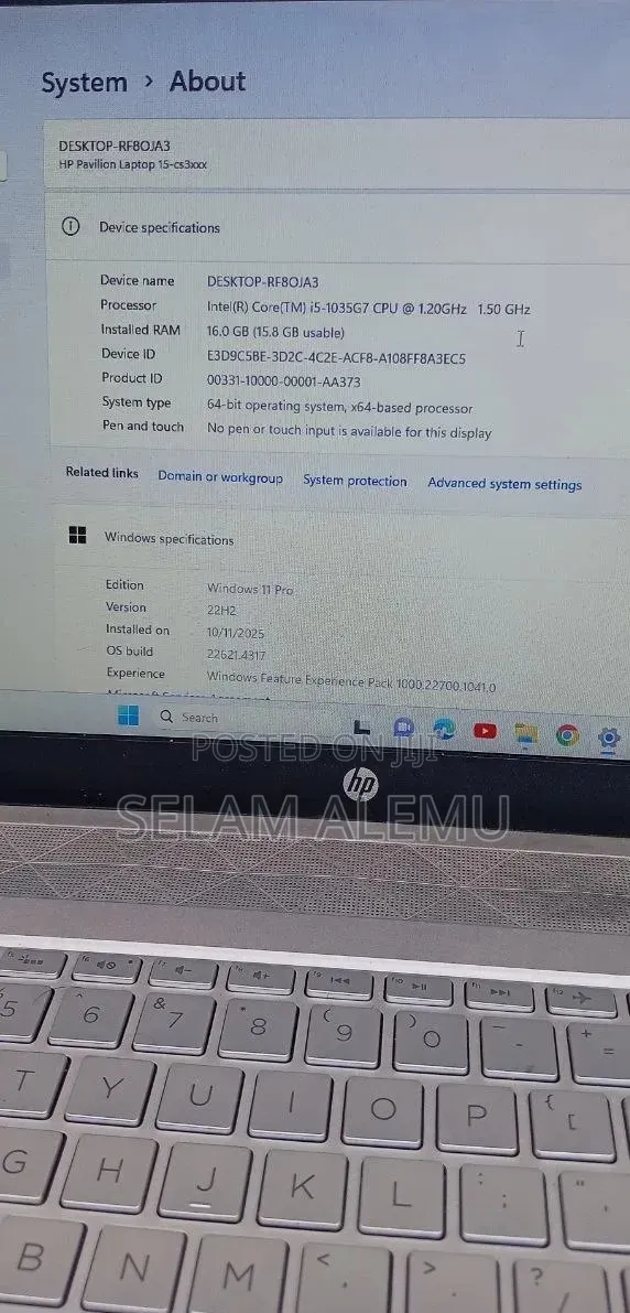 Laptop HP Pavilion 15 8GB Intel Core i5 HDD+SSD 500GB