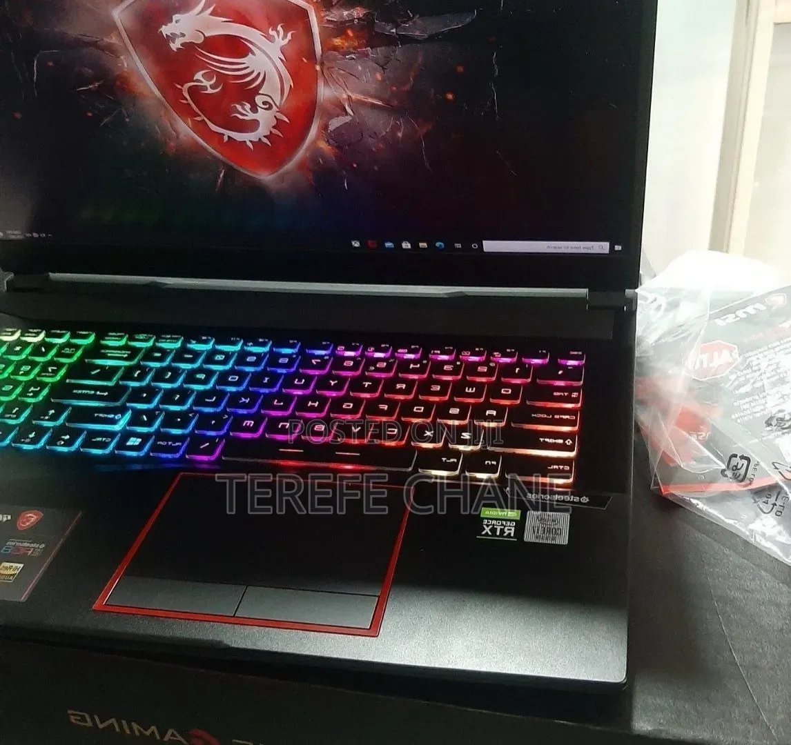 New Laptop MSI GF63 16GB Intel Core i7 SSD 512GB