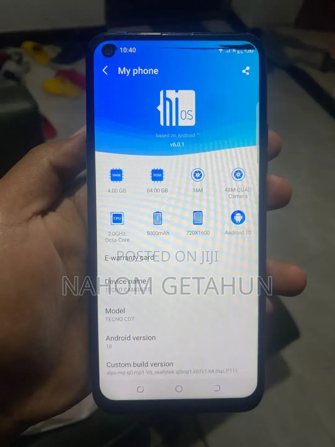 Tecno Camon 15 64 GB Purple