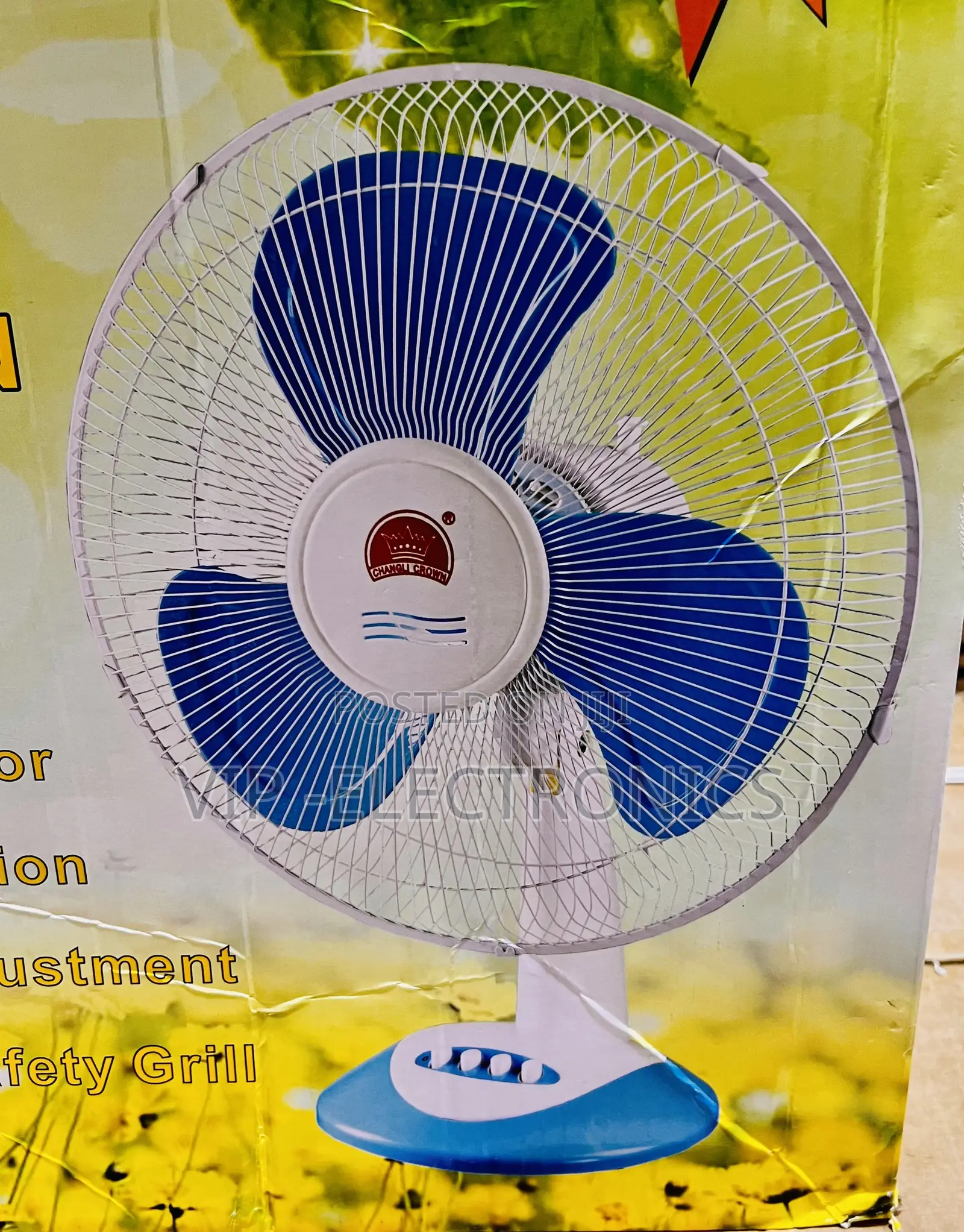 Changli Crown 16-Inch Table Fan. Featuring an Elegant Design, Powerful