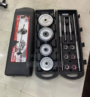 Brand New 20 Kg Adjustable Dumbbell Set With Carrying Case
