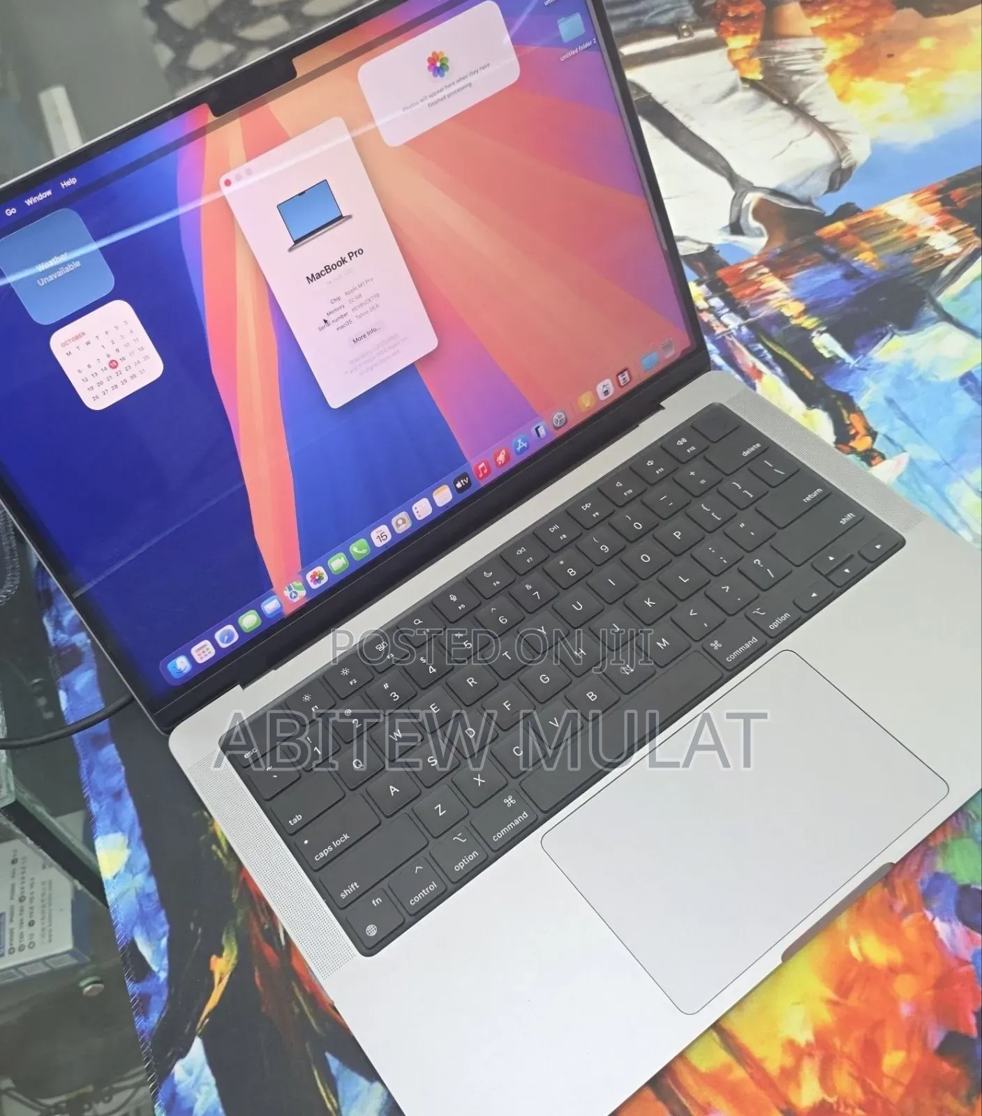 New Laptop Apple MacBook Pro 2021 M1 32GB Apple M1 Pro SSD 1T