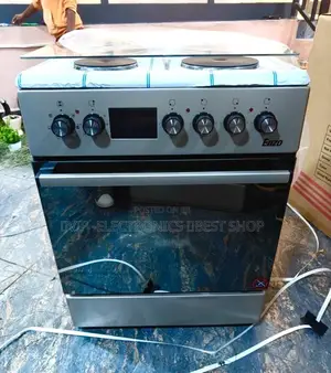 Enzo Oven Electric Cooker With – Double Electric Hot Plates 60x60 Oven