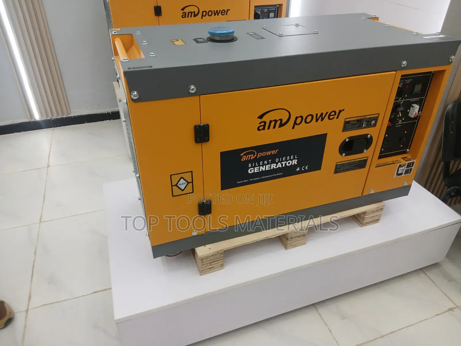 ,Brand: AM Power [1] Type: Silent, Air-Cooled Diesel Gener
