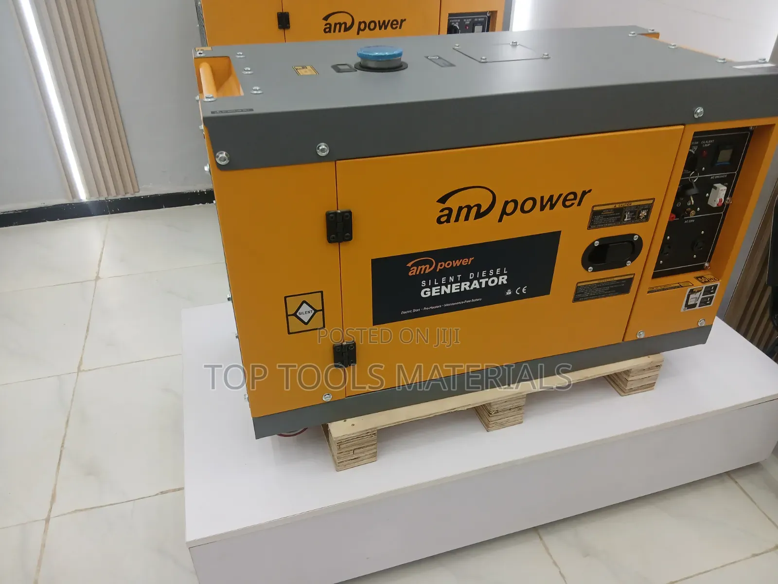 ,Brand: AM Power [1] Type: Silent, Air-Cooled Diesel Gener