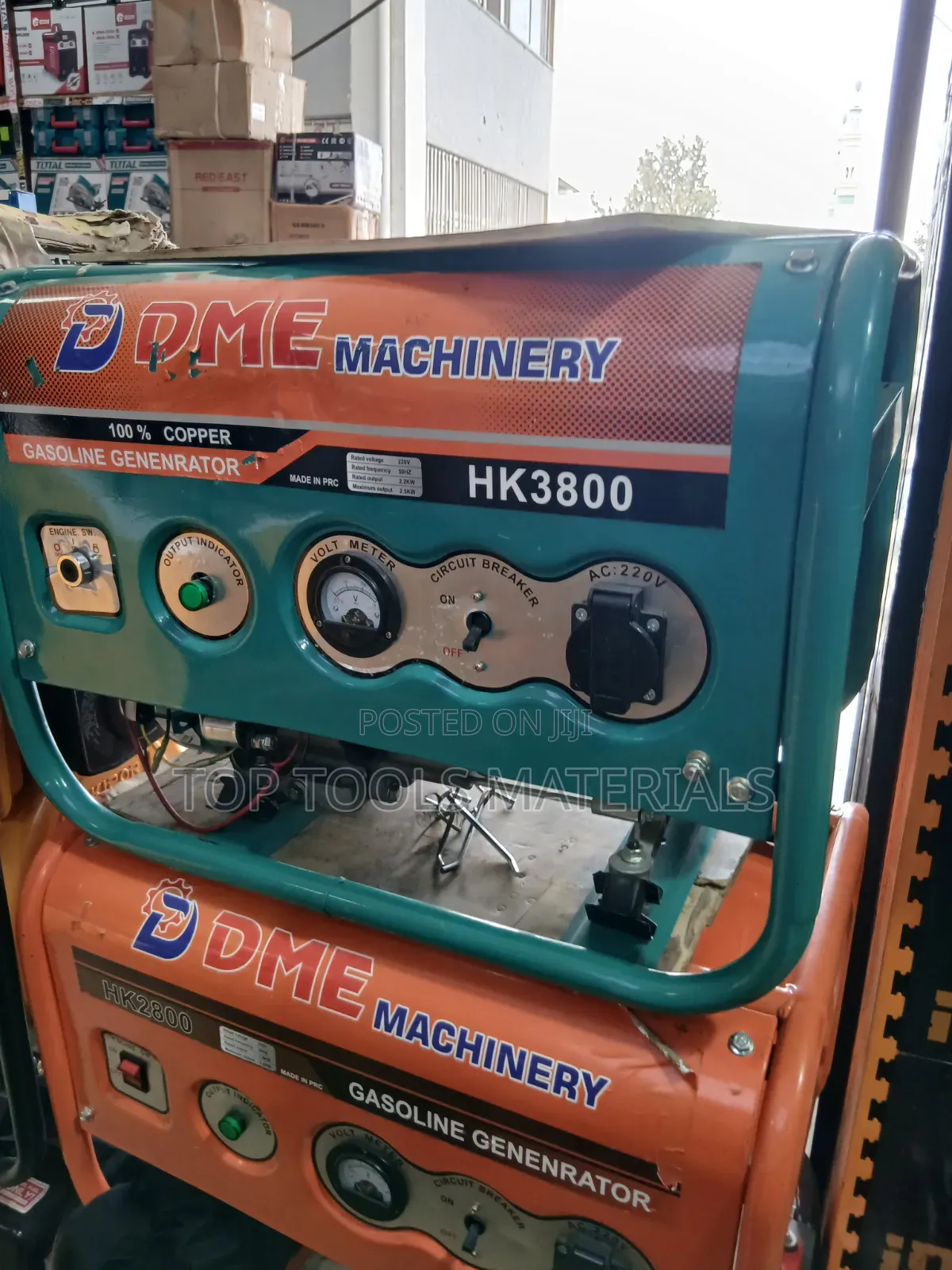 ,DME Machinery HK3800 Portable Gasoline Generator.
